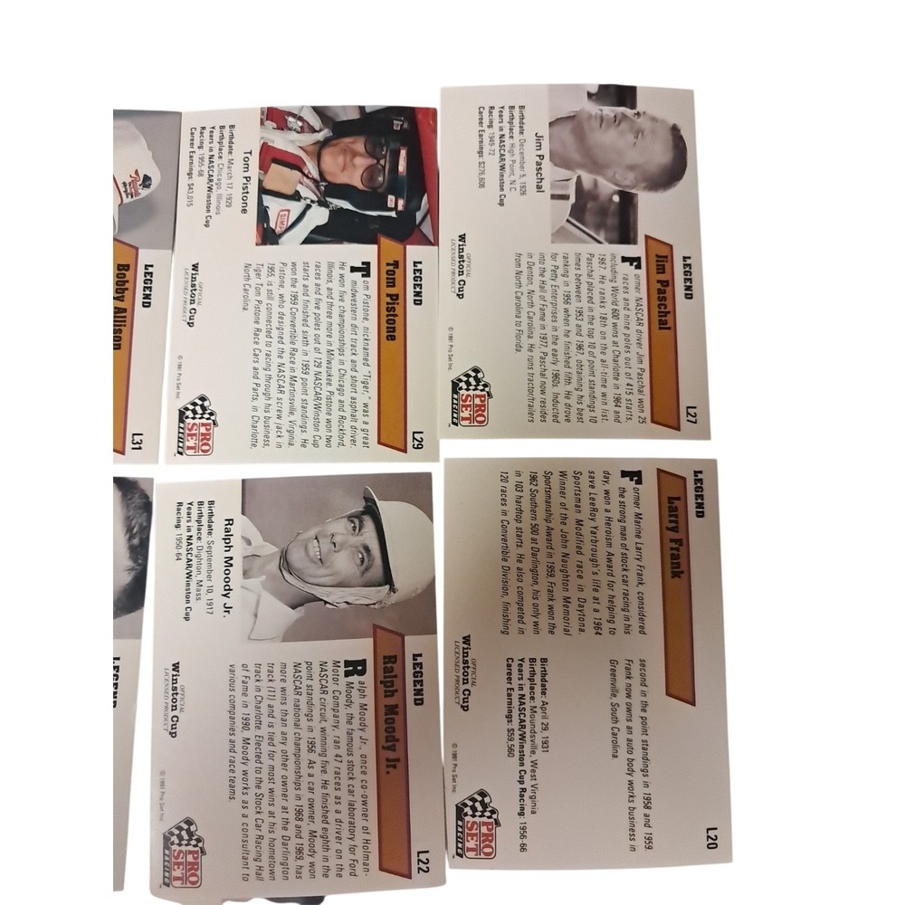1991 Winston Cup Pro Set 24 Card Lot - Picture 15 of 15